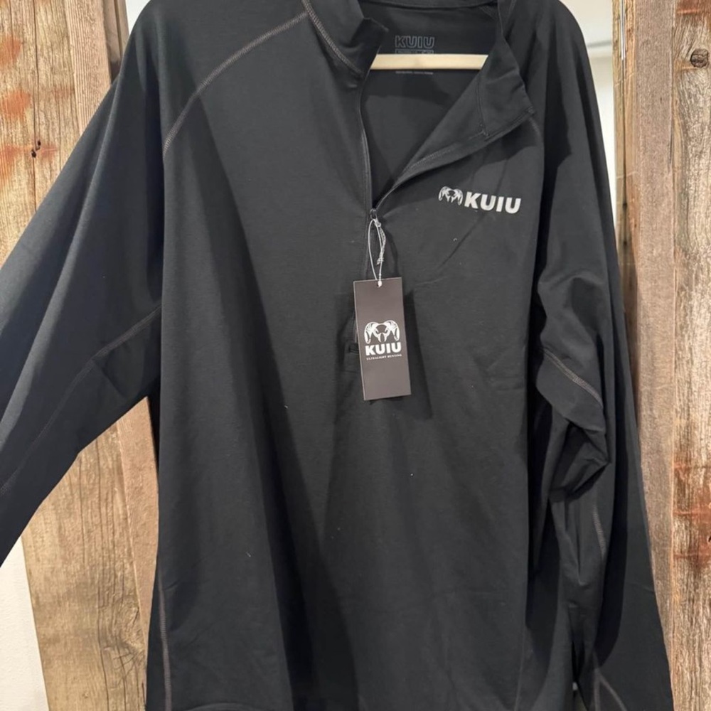 KUIU Black Long Sleeve Pullover